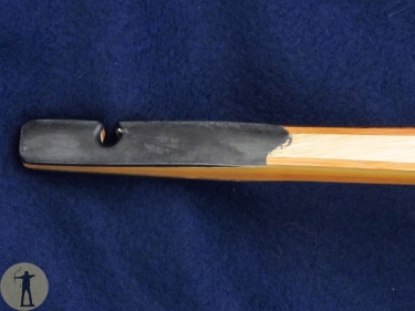 Laminierter Bogen im mandschurischen Stil von AF Bow - unsaubere Verklebungen an den Tips